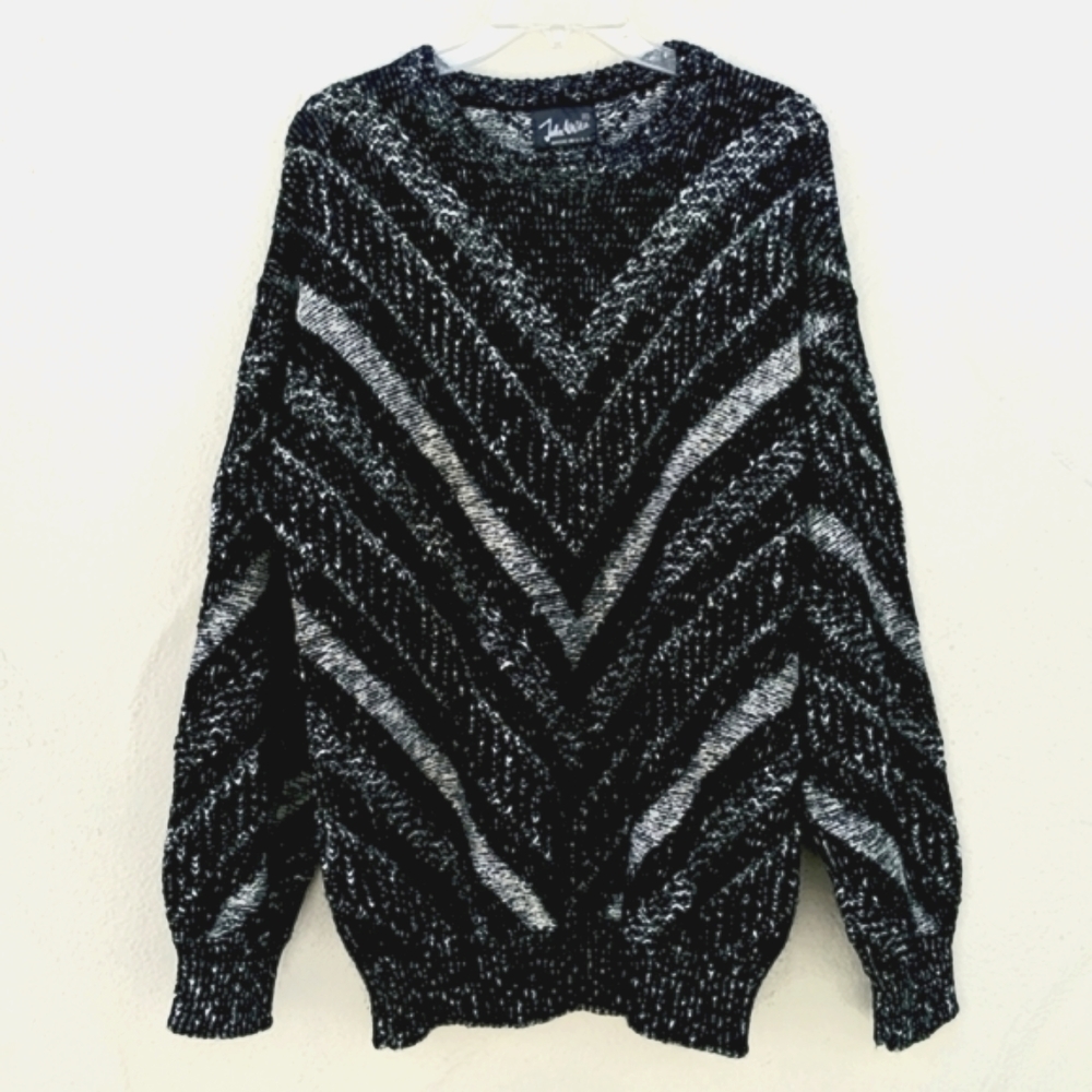 John Weitz Vintage Chunky Knit Sweater